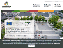 Tablet Screenshot of montanregion-erzgebirge.de